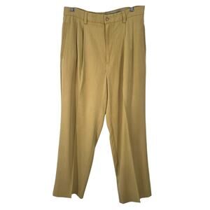 Tommy Bahama men's 34 pleated pants silk 100% pure Trouser Men's luxury